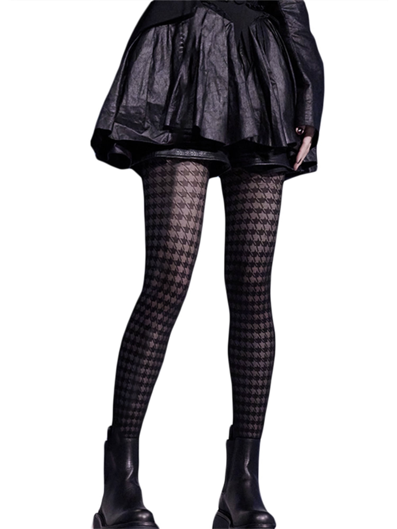 JBEELATE Women Grunge Pattern Fishnets Tights for Sexy Pantyhose Stockings  Gothic Mesh Heart Lace Party Leggings 