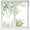 Grass Green, variant on Sage Green Eucalyptus Window Privacy Film, Watercolor Spring Weeping Botanical Static Cling UV Sun Blocking Heat Control Window Tint Day and Night, Non-Adhesive One Way Privacy Cover 19.6''x39.3''