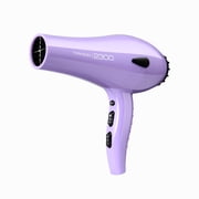 TYCHE by Nicka K New York Typhoon 2300 Professional Ceramic Hair Dryer – Powerful DC Motor, Ceramic Technology, Frizz & Static Control, Fast Drying with Cool Shot Button (Purple)