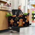 thumbnail image 6 of Gingerbread Man Large Foldable Oxford Cloth Storage Bins: Shopping Basket and Toy Basket, 6 of 7