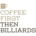 thumbnail image 3 of CafePress - Coffee Then Billiards - Women's Dark Pajamas, 3 of 5