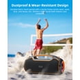 thumbnail image 5 of Portable Bluetooth Speaker 200W Peak,IP65 Waterproof Outdoor Wireless Speaker with 24H Playtime,Deep Bass,TWS and USB/AUX/TF Input for Party, 5 of 12