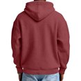 thumbnail image 6 of Waffle Knit Hoodies for Men Full Zip Hooded Cardigan with Pocket Lightweight Loose Fit Athletic Jackets 2026 Fall Outfits for Men(Red,XXXL), 6 of 7