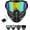 1pc Iridescent, variant on Detachable Full Face Goggle Mask Anti-Fog Anti-UV Dustproof Windproof for Motorcycle Cycling Skiing Work