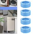 thumbnail image 3 of Maytalsory Shock Absorbing Anti Vibration Pads Lifting Foot Base for Home Kitchen Washroom Accessory Blue Type B 1Set, 3 of 6