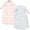 Gray Pink Snowflake, variant on Hudson Baby Infant Girl Long-Sleeve Fleece Sleeping Bag, Floral, 0-9 Months