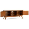 thumbnail image 3 of Allora 60" Low Wooden TV Stand in Teak Brown, 3 of 5