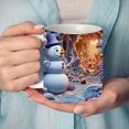 thumbnail image 4 of Fanshiluo-Christmas Ceramic Coffee Mug Christmas Snowman Cup Christmas Gift on Sale, 4 of 4