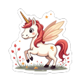 thumbnail image 6 of cartoon Unicorn Stickers, Waterproof Unicorn Sticker for Water Bottle Laptop Phone Cases Planner Skateboard Luggage Helmet Party Favor Decor, Ideal for Adults Teens Teacher Rewards, 6 of 8