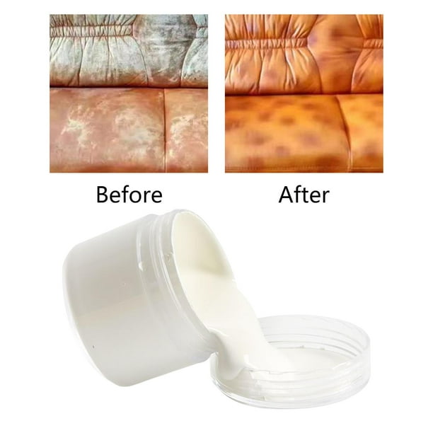 Leather Dye Paint Liquid 30ml for Shoes Boots Repair Seats Sofa Seat creamy white Hugo Pintura de tinte de color