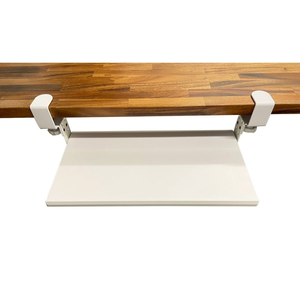 Stand Up Desk Store Compact ClampOn Retractable Adjustable Keyboard