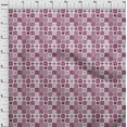 thumbnail image 4 of oneOone Georgette Viscose Purple Fabric Geometric Sewing Craft Projects Fabric Prints By Yard 42 Inch Wide, 4 of 4
