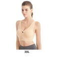 thumbnail image 4 of Guardoinrt Polyester Made Sports Bra Breathable And Fine Stitching For Comfortable Fit Exquisite Craft Top Bras Skin color 3XL, 4 of 6