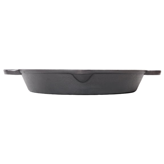 12-Inch Pre-Seasoned Cast Iron Skillet with Dual Assist Handles, Versatile Cast Iron Pan for Grill, Stovetop, Induction, Oven Safe Cookware, Black Iron Skillet for Home Kitchen