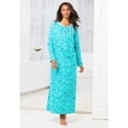 thumbnail image 6 of Dreams & Co. Plus Size Floral Knit Gown, 6 of 6