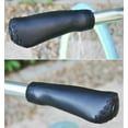 thumbnail image 4 of UPANBIKE Bike Handlebar Grips Ergonomic Design Handmade Sewing Push On Leather,Black, 4 of 10