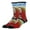Red, variant on OoohYeah Mens Funny Colorful Crew Socks, It's Mr Rogers, Novelty Crazy Cotton Socks
