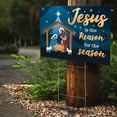 thumbnail image 5 of 2 Pack 24"x18" Jesus is the Reason for the Season Sign, Double Sided Yard Sign With Stakes, Nativity Christmas Decorations for Outdoor (Design 10), 5 of 7