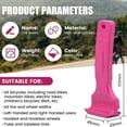 thumbnail image 2 of 2-in-1 Bicycle Tyre Lever Crowbar, Road Bike Tire Repair Pry,2 Pair (Black, Pink), 2 of 4
