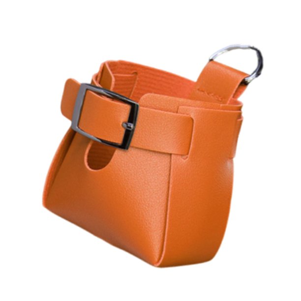 Bolsa de almacenamiento para ventilación de coche, accesorios universales para coche, soporte versátil para teléfono Naranja