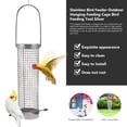 thumbnail image 5 of Set of 2 Stainless Steel Bird Feeder Hummingbird Drinkers Outdoor, 5 of 8