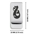 thumbnail image 2 of Stainless Steel Manaia (Guardian Spirit) Maori Symbol Classic Slim Money Clip Credit Card Holder, 2 of 2