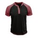thumbnail image 4 of pstuiky camisetas de manga corta para hombre, Blusa informal de manga corta con cuello vuelto y media cremallera para hombre camisetas de hombre xl, 4 of 6