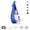 blue, variant on FUNING children's hammock, indoor and outdoor swing, elastic children's sensory aerial yoga hammock