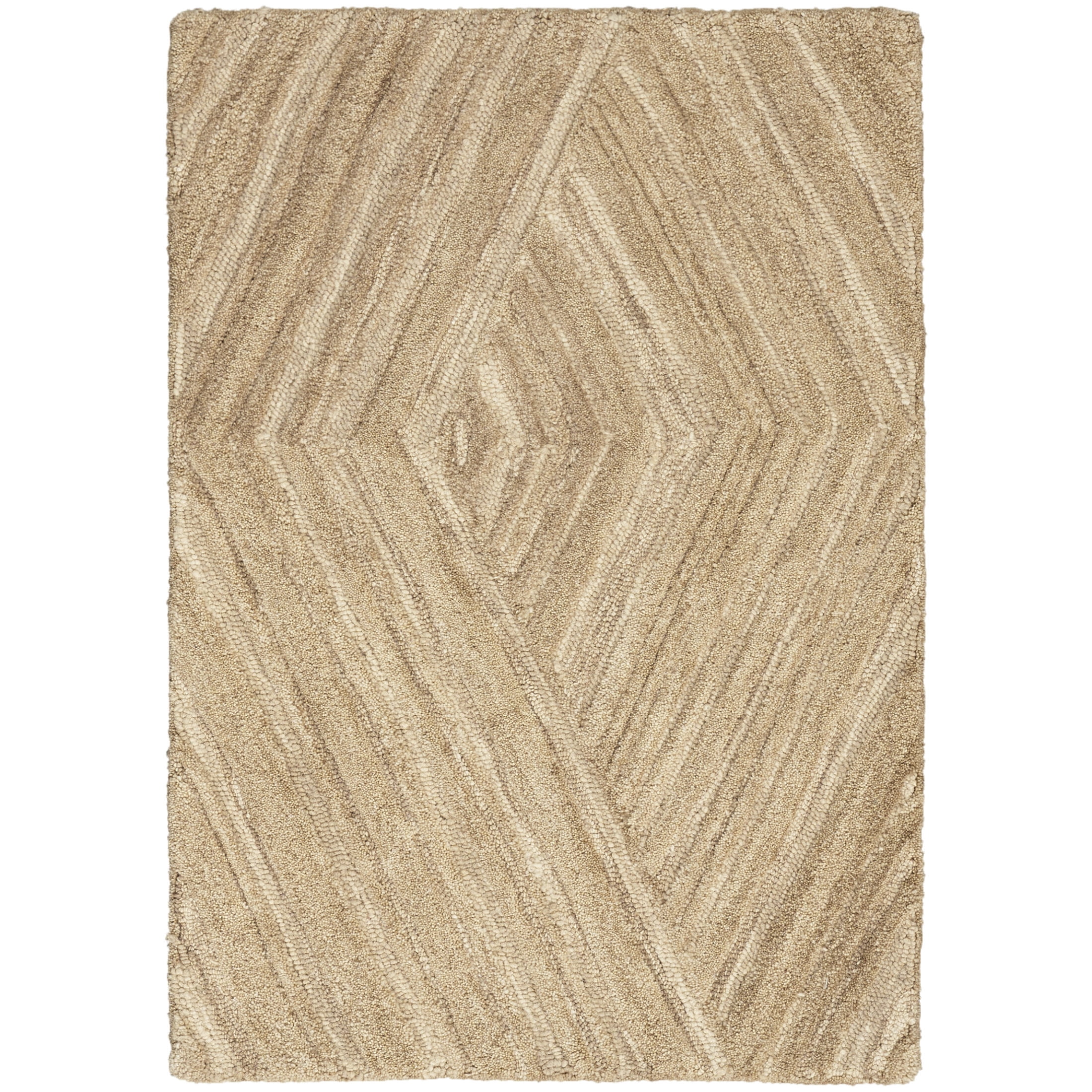 Nourison Graceful 3'9" x 5'9" Taupe Modern Indoor Rug