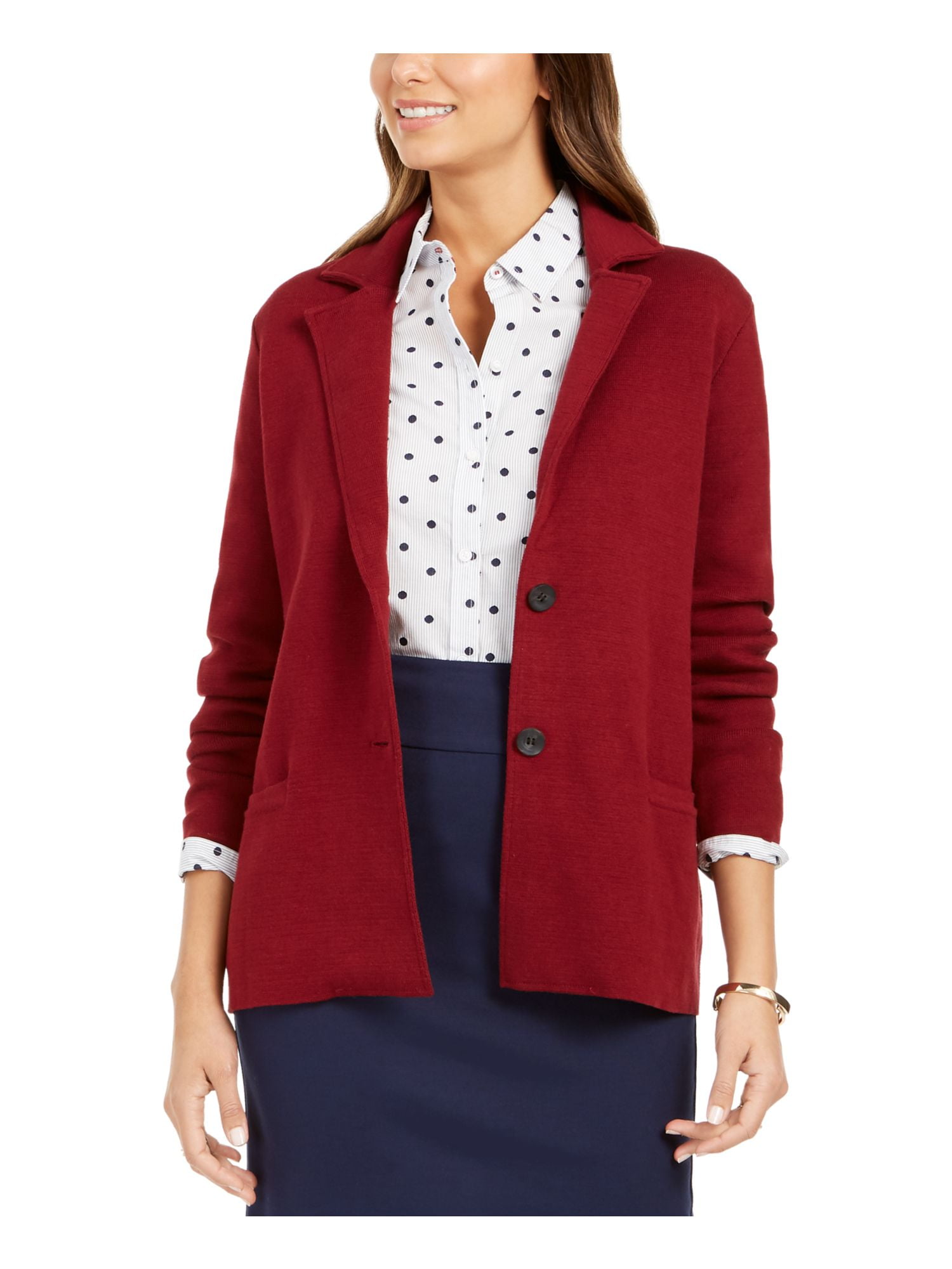 womens burgundy cardigan sweater
