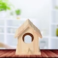 thumbnail image 3 of Casa de madera para pájaros, loros de cría, caja de nido de pájaros, Sharpla casa de pájaros, 3 of 8