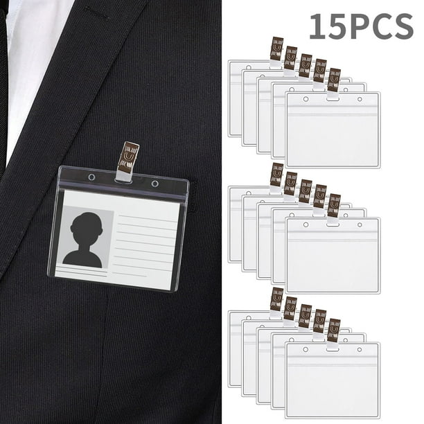 Hot6sl Ofertas Del Día Protected Tarjetas para Tarjetas de Registro de Vacunación Funda de Plastico Transparente con Clip