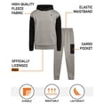thumbnail image 5 of RBX Boys Jogger Set - Soft Fleece Pullover Hoodie and Jogger Sweatpants for Boys 2 Piece Sweatsuit Set, 5 of 7