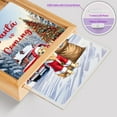 thumbnail image 4 of Santa is Coming Golden Retriever Merry Christmas Xmas Noel Truck Tree Acrylic Plaque with Wood Photo Frame Box Goldens Dog Lover Gifts Idea Light Box - 02023, 4 of 5