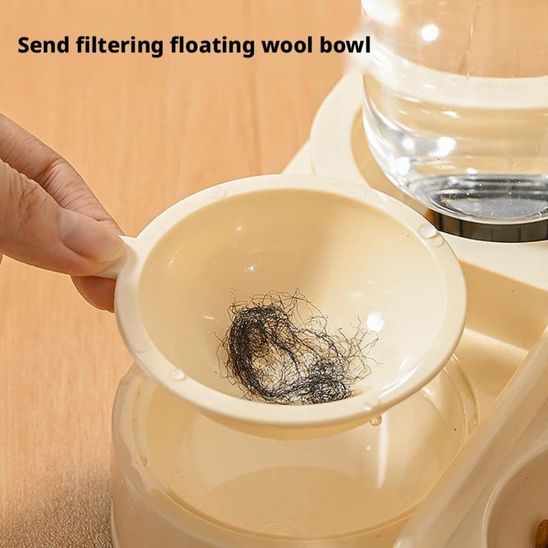 Automatic Cat Feeder And Waterer All-in-One Pet Food Water Dispenser Large Capacity Food Storage Dispenser Pet Supplies