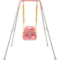 thumbnail image 4 of FUNLIO 3-in-1 Toddler Swing Set, Foldable Metal Stand, Indoor/Outdoor, 4 Sandbags, 4 of 6