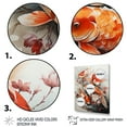 thumbnail image 3 of Designart "Koi Fish Fishing Contemporary wall art I" Animals Floater Framed Wall Art Print, 3 of 7