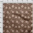 thumbnail image 3 of oneOone Cotton Poplin Brown Fabric Floral Sewing Craft Projects Fabric Prints By Yard 42 Inch Wide, 3 of 5
