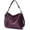 B / Purple, variant on Women Genuine Leather Shoulder Bag Vintage Hobo Bag Casual Travel Satchel Medium Purse Ladies Daily Work Crossbody Bag