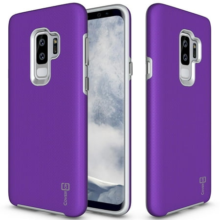 CoverON Samsung Galaxy S9 Plus Case, Rugged Series Protective Hybrid Phone Cover