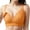 Orange, variant on Maternity Bra Support Pregnancy Padded Wireless Breathable Bralette, Green Size M
