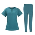 thumbnail image 2 of Uniforme De Enfermería Para Mujer, Transpirable, Para Cosmetología, Peluquero De Mascotas, SPA Sunnimix  Pantalones superiores, 2 of 8