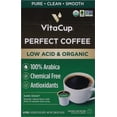 thumbnail image 2 of VitaCup Perfect Low Acid Coffee Pods, USDA Organic & Fair Trade, Mycotoxin Free, Dark Roast Guatemala Single Origin, Clean & Pure Recyclable Single Serve Pod compatible w/ Keurig K-Cup Brewers, 10 CT, 2 of 5