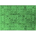 thumbnail image 1 of Ahgly Company Indoor Rectangle Oriental Emerald Green Industrial Area Rugs, 2' x 4', 1 of 4