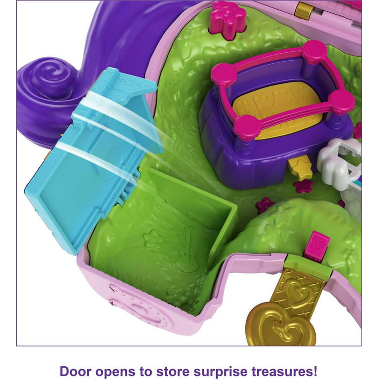 Polly Pocket Unicorn Party Large Compact Playset w/ Micro Polly Lila Dolls  NEW