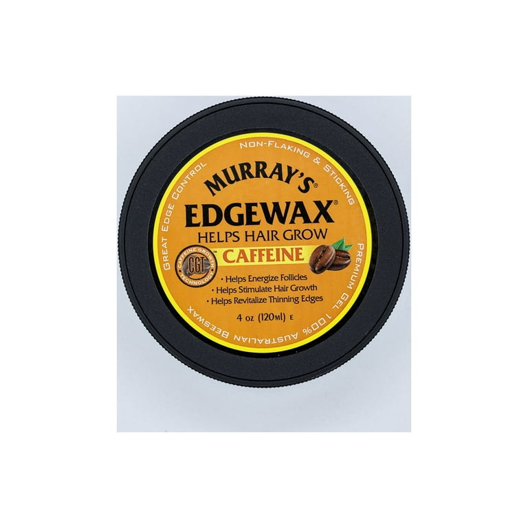 Murray's Caffeine Edgewax Gel, 4oz., Stimulate Hair Growth, Shine