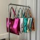 thumbnail image 3 of Typpkmm Glossy Tote Bag, Genuine Leather Handbag for Women, Versatile Casual Work Shoulder Bag, Green, 3 of 7