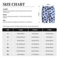 thumbnail image 3 of Fuzoiu Blue Ink Flowers Print Pajama Shorts for Men, Men's Pajama Bottoms,Mens Lounge Sleepwear,Pajama Pants with Pocket-3X-Large, 3 of 6