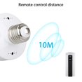 thumbnail image 3 of Coofit Light Bulb Socket Wireless Remote Control E27 Bulb Base Adapter Lamp Holder, 3 of 10