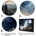 thumbnail image 3 of Designart "A Shower of Light Meteors in the Night Sky IV" Landscapes Wall Decor, 3 of 5